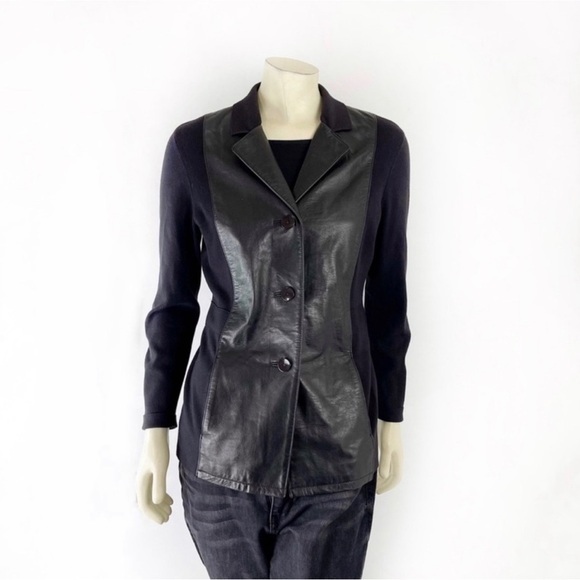Anne Klein Jackets & Blazers - Anne Klein vintage leather black jacket size M